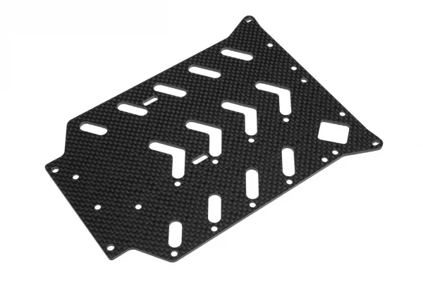 Corally Radio Plate Ssx-8R - 3K Carbon - 1 PC
