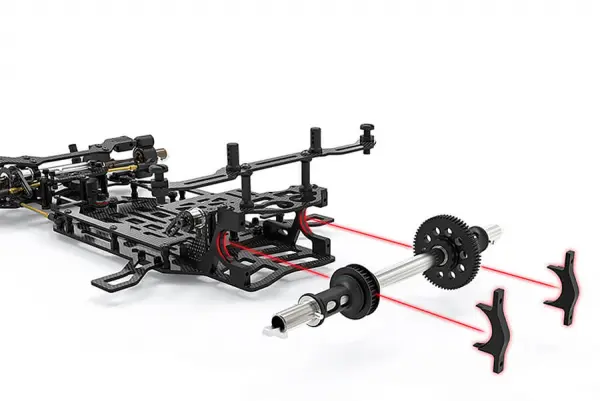 Corally SSX823 Chassis Kit Only &mdash; image 5 of 12