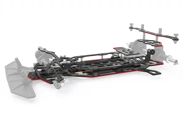 Corally SSX823 Chassis Kit Only &mdash; image 6 of 12