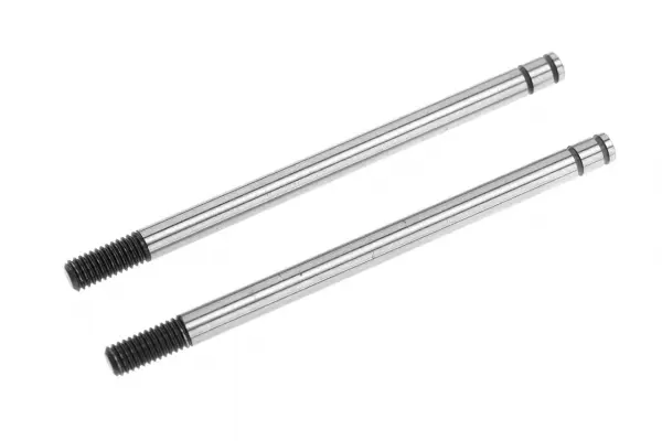 Corally Shock Shaft - Rear - Steel - 2 Pcs