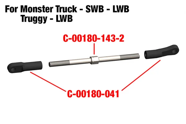 Corally Rear Camber Ball Joint - Outer - Inner - 1 Set — image 3 of 4