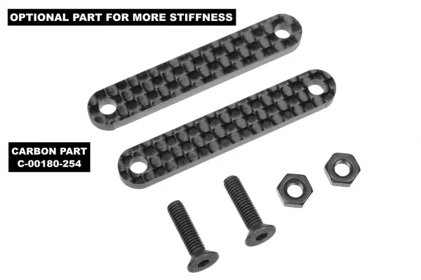 Corally Chassis Brace - Front - Composite - 1 PC &mdash; image 3 of 3