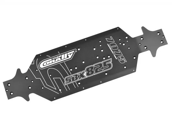 Corally Chassis Swb SBX-825 Xtreme Swiss 7075 T6 Chassis — image 1 of 2