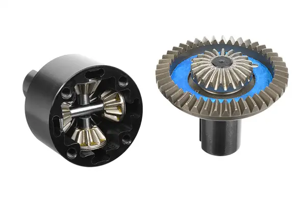 Corally Xtreme Diff Case 30mm Aluminium 7075 Hard Anodised Black Front &mdash; image 2 of 5