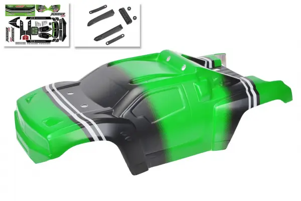 Corally Polycarbonate Body Punisher Xd Painted/Cut/Decals Gr &mdash; image 2 of 2