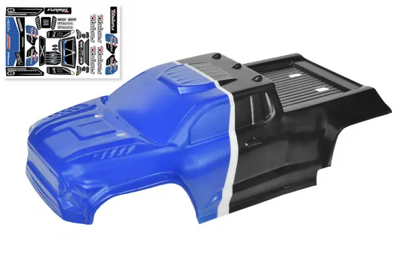 Corally Polycarbonate Body Furago Xd Painted/Cut/Decals Blue — image 2 of 2
