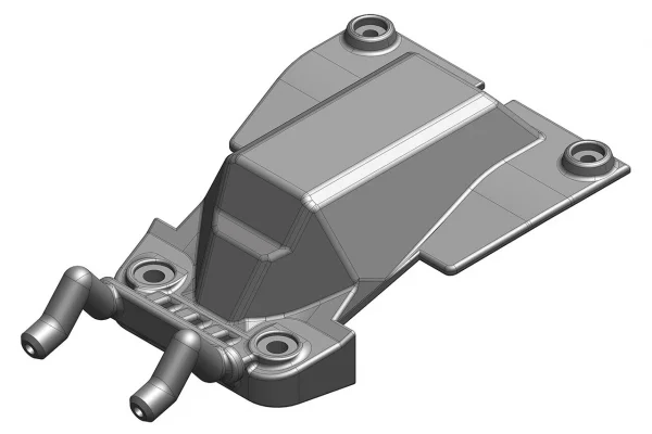 Corally Chassis Servo Cover - Composite — image 1 of 2