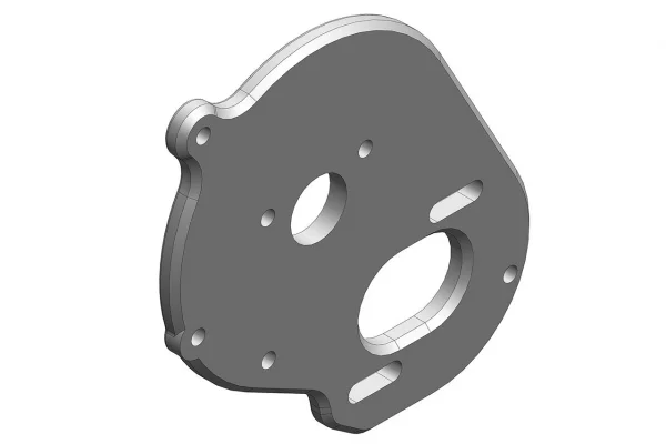 Corally Motor Mount Plate - Aluminium — image 1 of 2