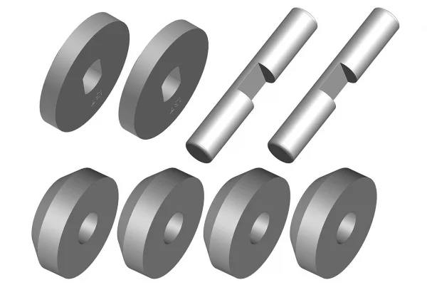Corally Planetary Diff Gears - Metal - 1 Set — image 1 of 2