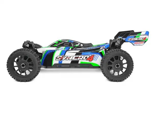 Corally Syncro-4 Brushless 4S Basher Buggy RTR - Green/Blue — image 16 of 20