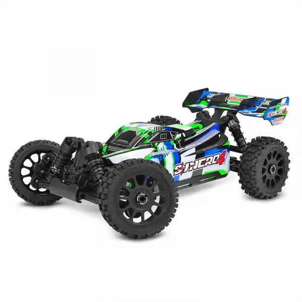 Corally Syncro-4 Brushless 4S Basher Buggy RTR - Green/Blue — image 1 of 20