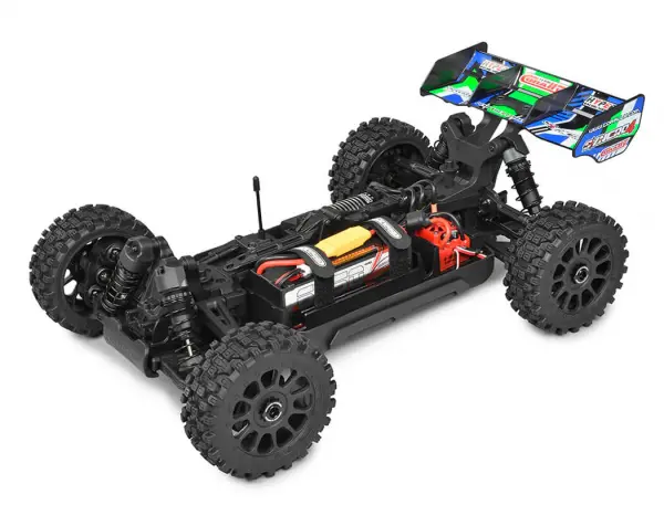 Corally Syncro-4 Brushless 4S Basher Buggy RTR - Green/Blue — image 11 of 20