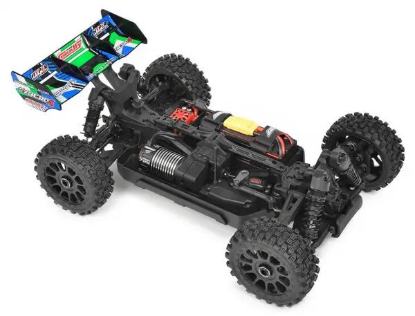 Corally Syncro-4 Brushless 4S Basher Buggy RTR - Green/Blue — image 10 of 20
