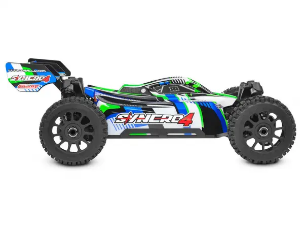 Corally Syncro-4 Brushless 4S Basher Buggy RTR - Green/Blue — image 17 of 20