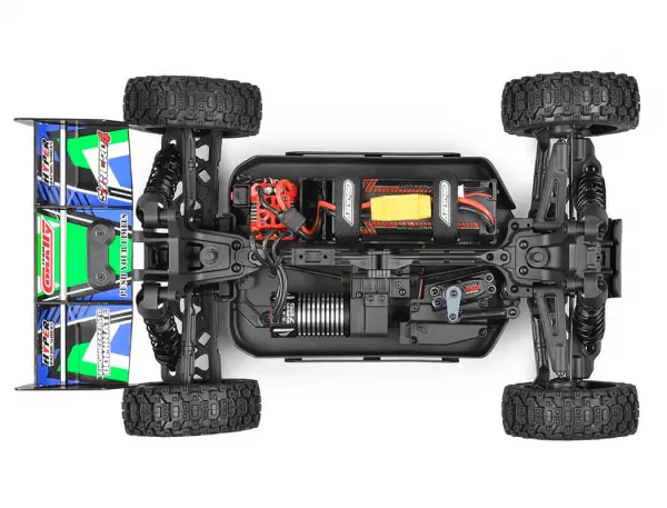 Corally Syncro-4 Brushless 4S Basher Buggy RTR - Green/Blue — image 2 of 20