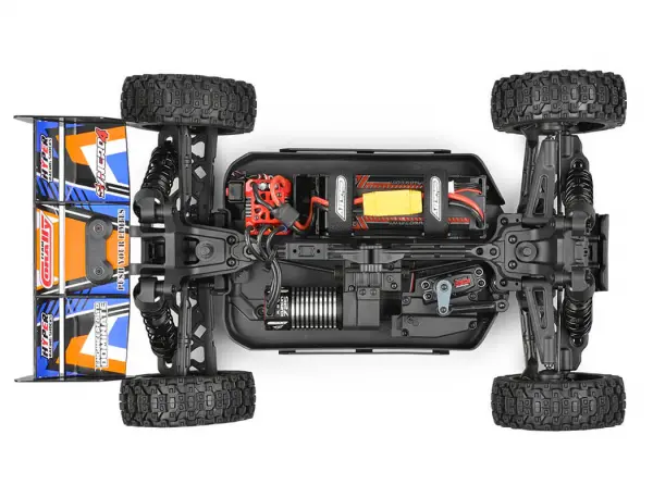Corally Syncro-4 Brushless 4S Basher Buggy RTR - Orange/Blue — image 2 of 20
