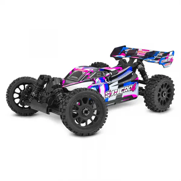 Corally Syncro-4 Brushless 4S Basher Buggy RTR - Pink/Blue — image 1 of 20