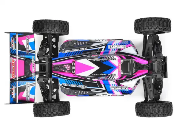 Corally Syncro-4 Brushless 4S Basher Buggy RTR - Pink/Blue — image 17 of 20