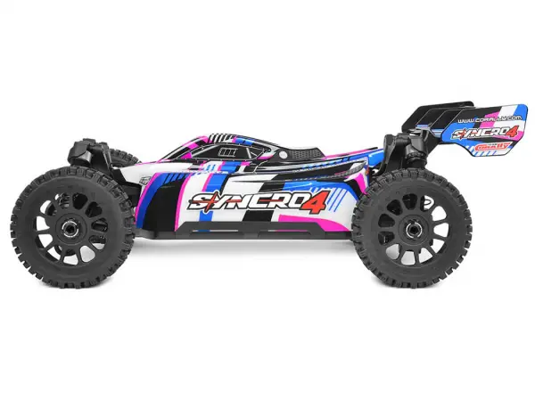 Corally Syncro-4 Brushless 4S Basher Buggy RTR - Pink/Blue — image 15 of 20