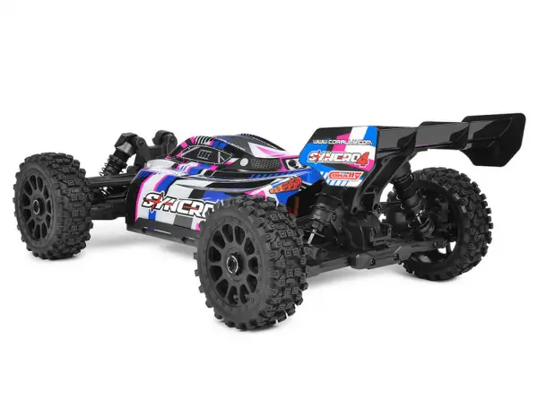 Corally Syncro-4 Brushless 4S Basher Buggy RTR - Pink/Blue — image 13 of 20
