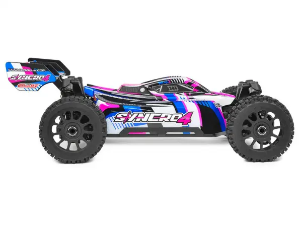 Corally Syncro-4 Brushless 4S Basher Buggy RTR - Pink/Blue — image 16 of 20
