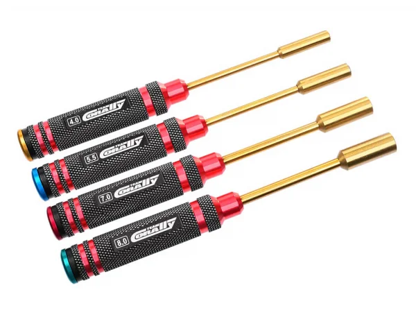 Corally Pro Nut Driver Set Ti Ni Coated 4.0/5.5/7.0/8.0mm — image 1 of 7