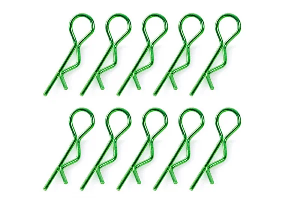 Corally Body Clips - 45 Bent - Small - Green - 10 PC — image 1 of 2