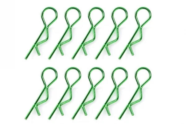 Corally Body Clips - 45 Bent - Medium - Green - 10 P — image 1 of 2