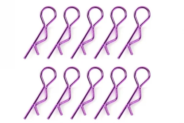 Corally Body Clips - 45 Bent - Large - Purple - 10 P — image 1 of 2