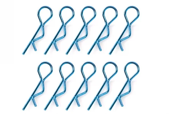 Corally Body Clips - 45 Bent - Large - Blue - 10 Pcs — image 1 of 2