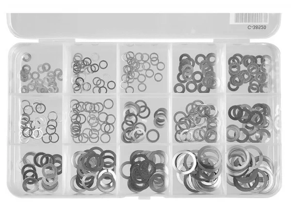 Corally Shim Ring Set Steel 15 Sizes 375Pcs — image 4 of 5