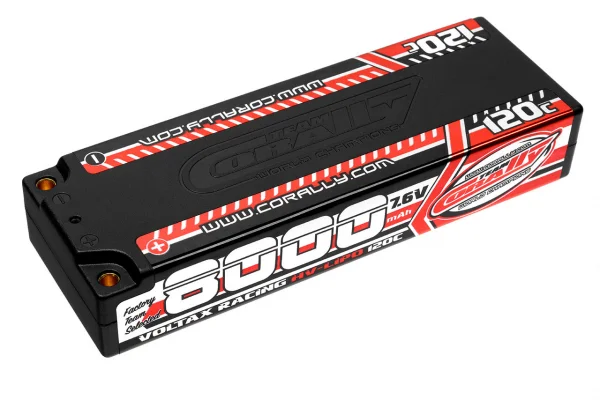 Corally Voltax 120C Lip O HV Battery - 8000 Mah - 7.6V