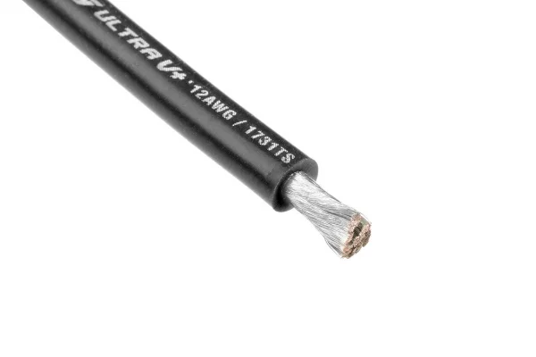Corally Ultra V+ Silicone Wire - 12AWG - Black - 1M — image 2 of 2