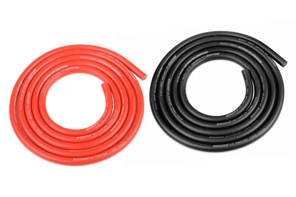 Corally Ultra V+ Silicone Wire - 12AWG - Red and Black - 1M Each — image 1 of 3