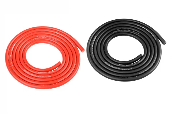 Corally Ultra V+ Silicone Wire - 14AWG - Black and Red - 1M Each — image 1 of 2
