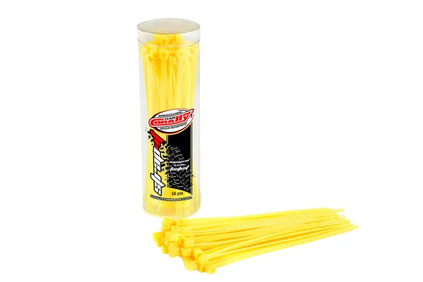 Corally Strap-It - Cabl E Tie Raps - Yellow - 2.5X100M — image 1 of 2
