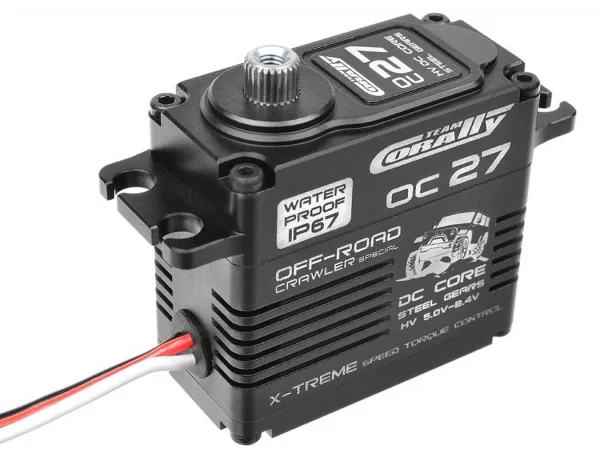 Corally Oc27 HV Digital Servo 5-8.4V Ip67 Steel Gear Alloy C — image 1 of 7