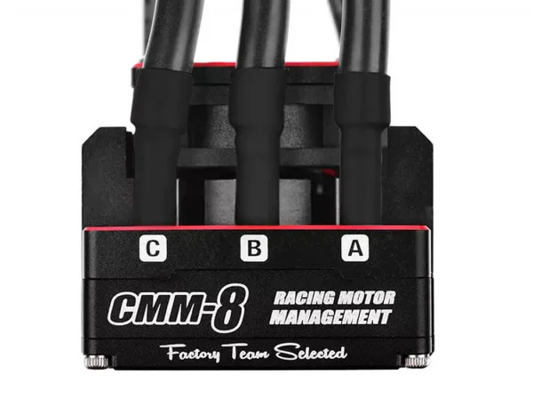Team Corally CMM-8 Racing ESC Sensored 2-4S 240A Black/Red