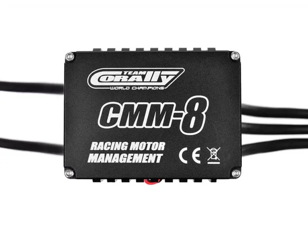 Team Corally CMM-8 Racing ESC Sensored 2-4S 240A Black/Red