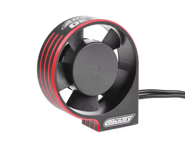 Corally ESC Ultra High Speed Fan XF-30 Bec Conn. 30mm BK/Re &mdash; image 2 of 7