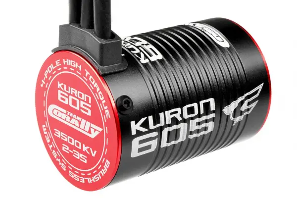 Corally Electric Motor - Kuron 605 - 4-Pole - 3500 Kv - Brus — image 3 of 3