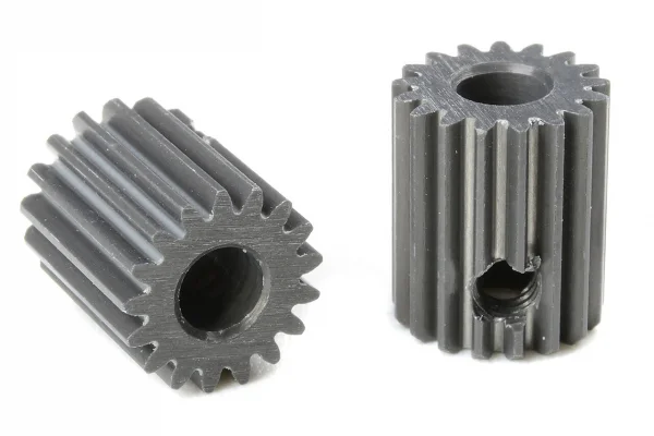 Corally 64DP Pinion - Short - Hard Anodised Al7075 - — image 1 of 2