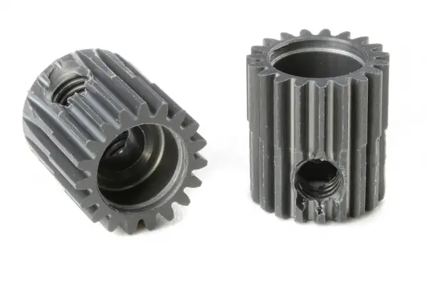 Corally 64DP Pinion - Short - Hard Anodised Al7075 -