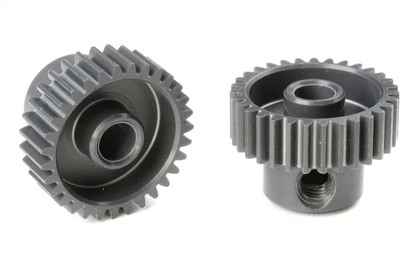 Corally 64DP Pinion - Short - Hard Anodised Al7075 -