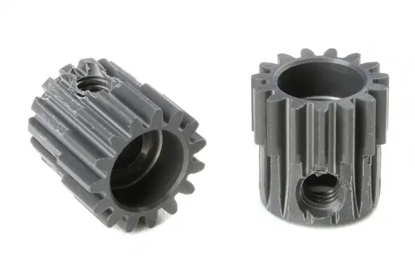 Corally 48DP Pinion - Short - Hard Anodised Al7075 - — image 1 of 2