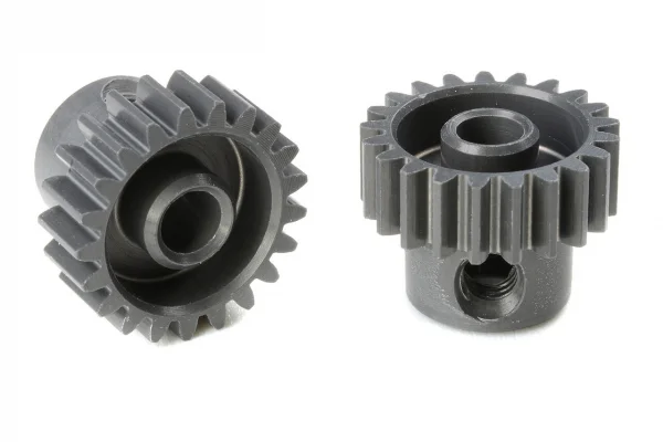 Corally 48DP Pinion - Short - Hard Anodised Al7075 -