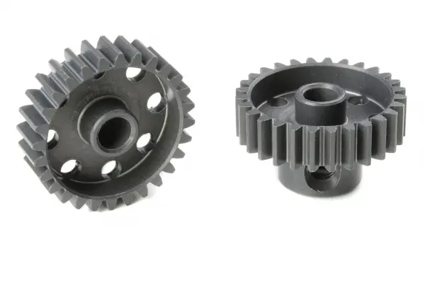 Corally 48DP Pinion - Short - Hard Anodised Al7075 -
