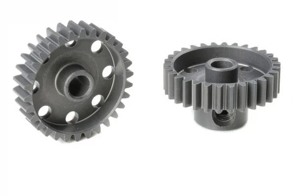 Corally 48DP Pinion - Short - Hard Anodised Al7075 -