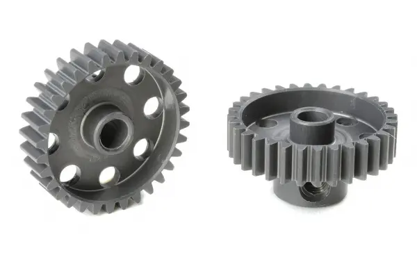 Corally 48DP Pinion - Short - Hard Anodised Al7075 -