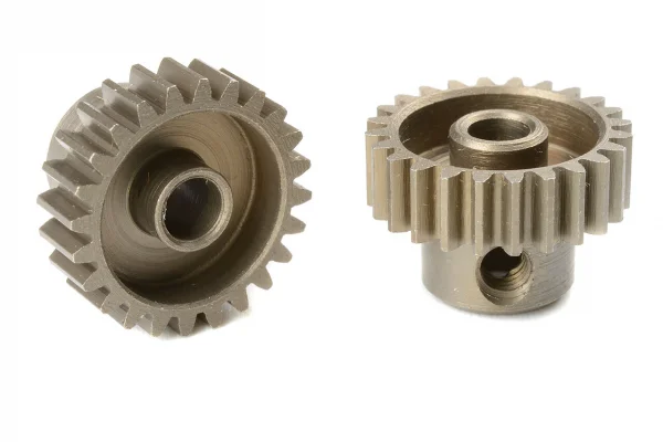 Corally 48DP Pinion - Short - Hardened Steel - 24 Teeth